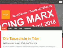 Tablet Screenshot of dance-in-trier.de